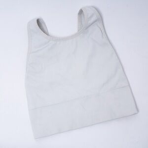 VS Victoria Secret Sports longline white sports bra
